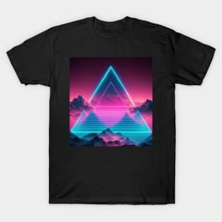 Vaporwave Aesthetic Triangle T-Shirt